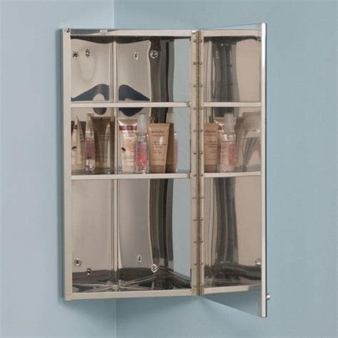 matson stainless steel corner medicine cabinet with mirror|Amazon.com: Corner Mirror Medicine Cabinet.